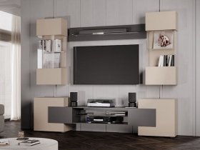 Гостиная Фэнтези (кашемир/графит) в Кожурле - kozhurla.mebel-nsk.ru | фото