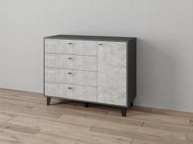 Комод «Катрин-13» (графит/мальта) в Кожурле - kozhurla.mebel-nsk.ru | фото