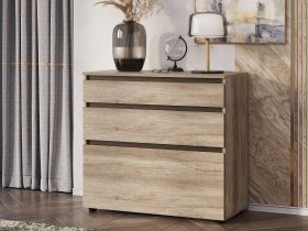 Комод КМ-01 Энигма (венге/дуб каньон) в Кожурле - kozhurla.mebel-nsk.ru | фото
