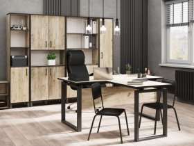 Комплект Гермес лофт (дуб крафт серый) в Кожурле - kozhurla.mebel-nsk.ru | фото