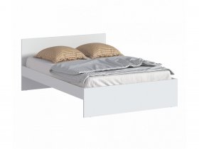 Кровать двуспальная 1,4м Бруклин СБ-3353 (белый) в Кожурле - kozhurla.mebel-nsk.ru | фото
