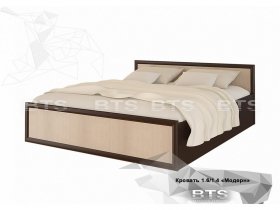 Кровать двуспальная 1,4м Модерн (BTS) в Кожурле - kozhurla.mebel-nsk.ru | фото