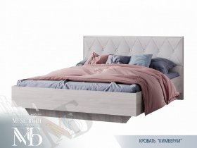 Кровать двуспальная 1,6м Кимберли КР-13 в Кожурле - kozhurla.mebel-nsk.ru | фото
