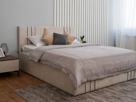 Кровать двуспальная 1,8м с подъем. мех. Леванте в Кожурле - kozhurla.mebel-nsk.ru | фото