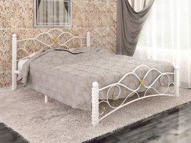 Кровать двуспальная Гарда-3 на металлокаркасе 1,4 м в Кожурле - kozhurla.mebel-nsk.ru | фото