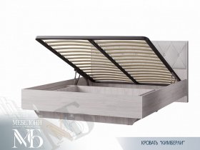 Кровать двуспальная с подъем. мех. 1,6 м  Кимберли КР-13 в Кожурле - kozhurla.mebel-nsk.ru | фото