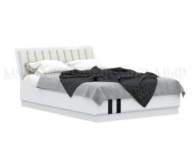 Кровать двуспальная с подъем.мех. 1,6м Магнолия в Кожурле - kozhurla.mebel-nsk.ru | фото