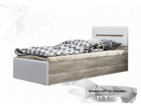 Кровать односпальная Наоми КР-12 в Кожурле - kozhurla.mebel-nsk.ru | фото