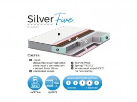 Матрас Silver Five в Кожурле - kozhurla.mebel-nsk.ru | фото