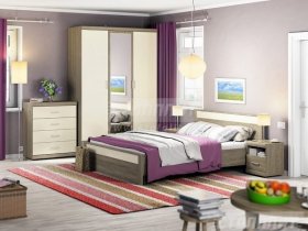 Модульная спальня Монако в Кожурле - kozhurla.mebel-nsk.ru | фото