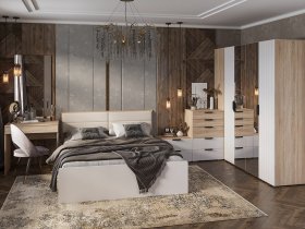 Модульная спальня Норд в Кожурле - kozhurla.mebel-nsk.ru | фото