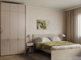 Модульная спальня Орма (МДФ) в Кожурле - kozhurla.mebel-nsk.ru | фото