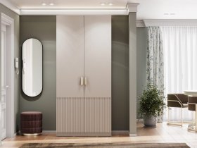 Шкаф двухстворчатый Эккервуд (Нью) (меланж) в Кожурле - kozhurla.mebel-nsk.ru | фото