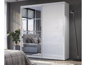 Шкаф-купе Крафт-6 2,0м (белый) в Кожурле - kozhurla.mebel-nsk.ru | фото