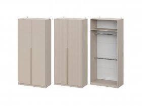 Шкаф ШК-100 Эккервуд (меланж) в Кожурле - kozhurla.mebel-nsk.ru | фото
