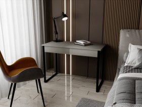 Стол письменный Ст043.0 (графит серый/черный муар) в Кожурле - kozhurla.mebel-nsk.ru | фото
