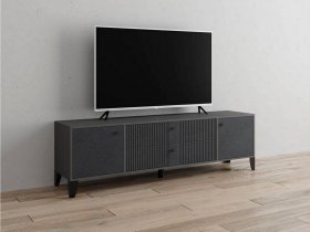 Тумба под ТВ Парус-10 (графит/гранит лофт) в Кожурле - kozhurla.mebel-nsk.ru | фото